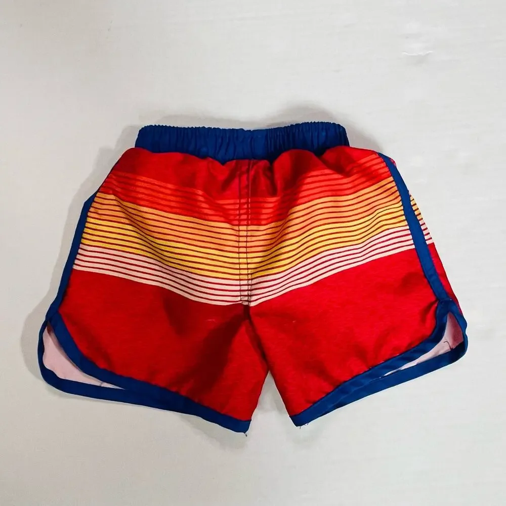 Disney Junior Mickey Mouse Swim Trunks Baby Boy 12 Months Red Blue